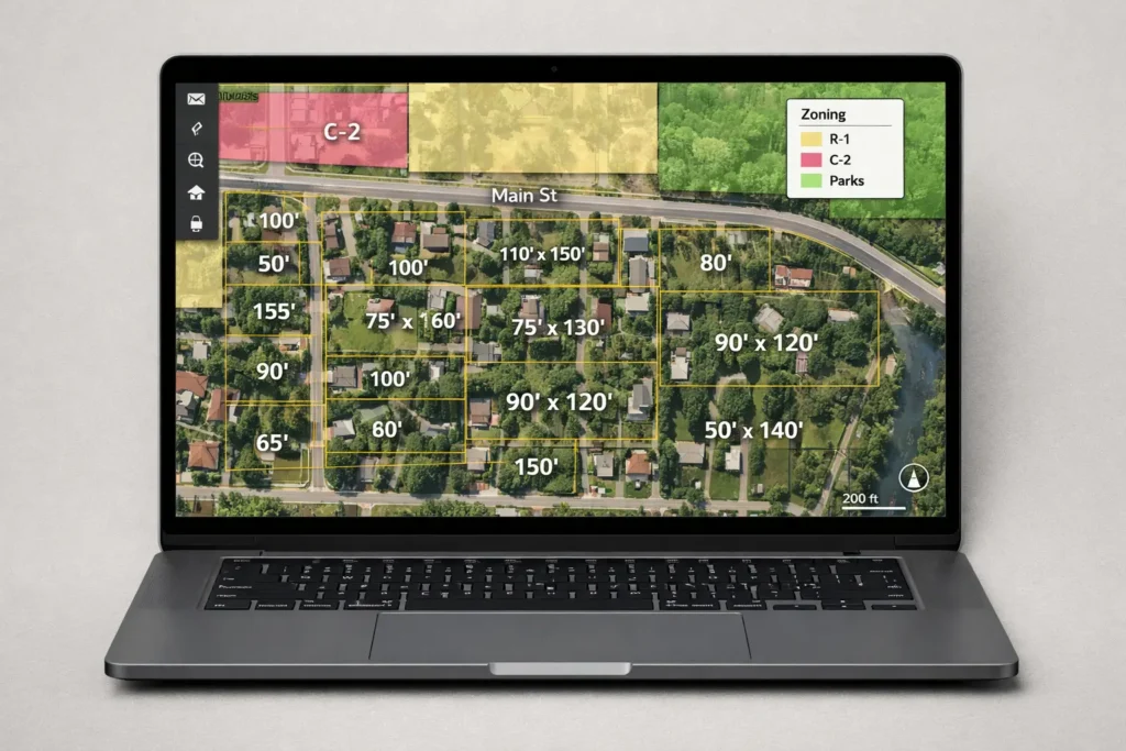 Using GIS Maps to Confirm Parcel Boundaries